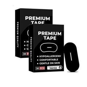 60 Pc. Premium Tape Pain Free Removal Hypoallergenic Latex Free Disposable.